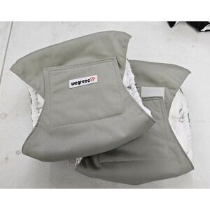 2 pack - Wegreeco dog diaper covers, size M, gray